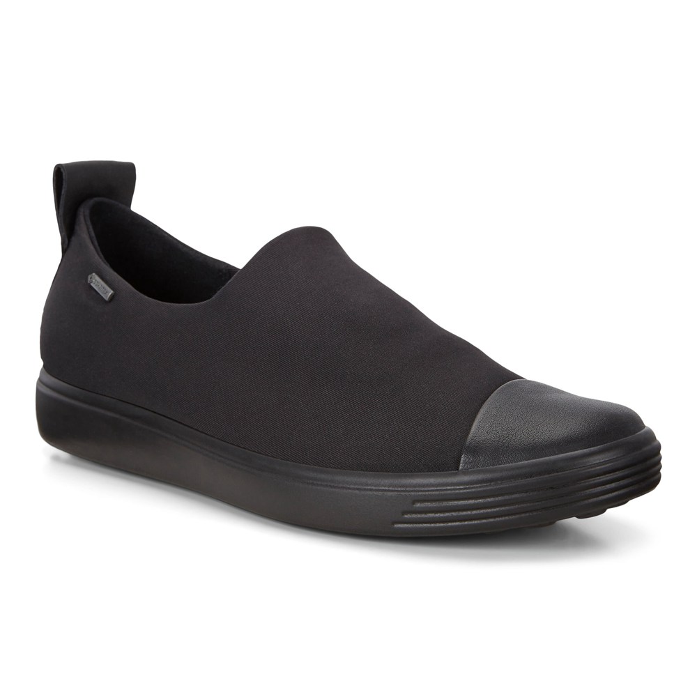 Slip On Mujer - ECCO Soft 7 Sneakers - Negros - FEY026917